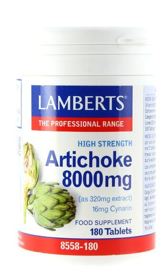 Lamberts Alcachofa Artichoque 180 Comprimidos 8000Mg