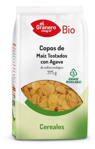 En Oferta El Granero Integral Copos De Maiz Tostado Con Agave Bio 375 Gr