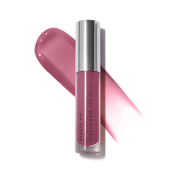 Wondergloss Collagen Lip Oil + in Plum Naked | BEAUTY PIE
