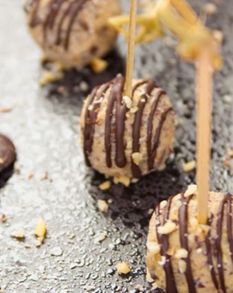 Truffes chocolat-noisette au fromage frais