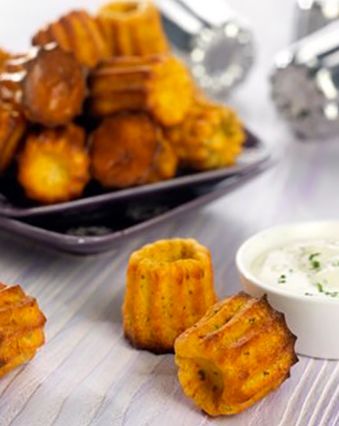 Recettes pas chères : Cannelés au fromage frais et tomates confites