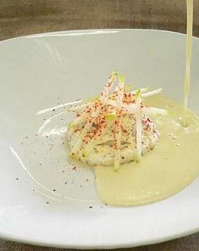Recettes de soupes : Velouté de châtaignes au gingembre et fromage frais