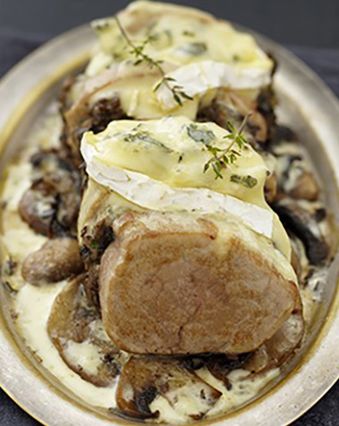 Menu de Noël : Filet mignon gratiné au bleu