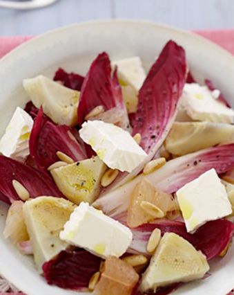 Recettes de Saint-Valentin : Salade d'endive au fromage frais