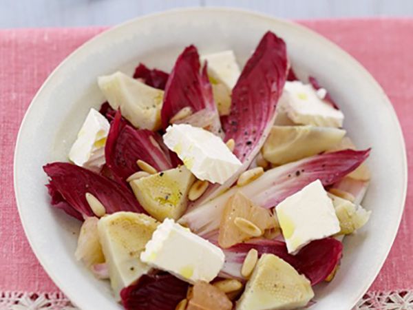 Recettes de Saint-Valentin : Salade d'endive au fromage frais