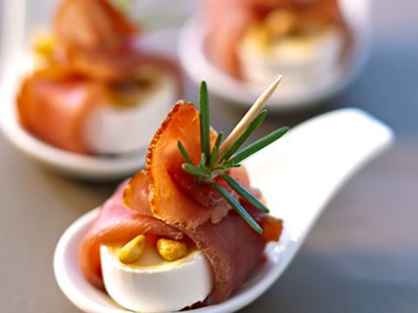 Recettes de Saint-Valentin : Bouchées des Grisons au fromage
