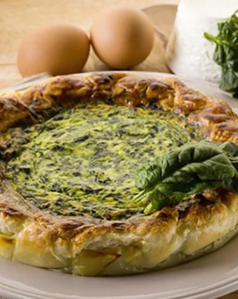 Recettes de quiches au fromage : Quiche aux épinards et au fromage de chèvre
