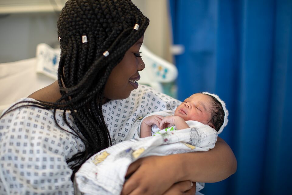 Cord Blood Collection – Dolapo Ogundimo is a new mum who donated her baby's cord blood. Her son, Cyprien, is a born lifesaver!
