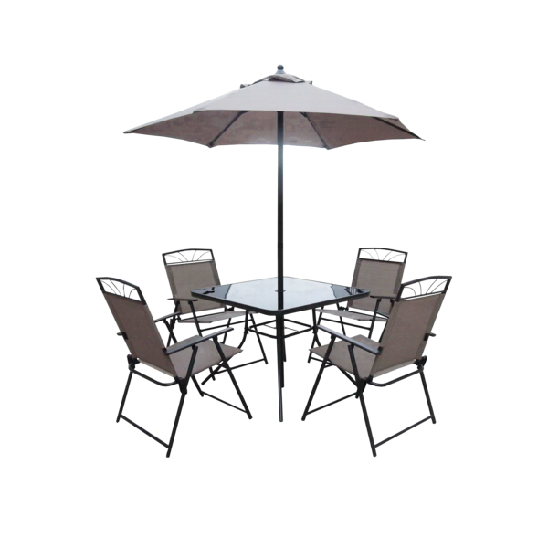 Piece Outdoor Dining Set Asda Living Accents 6-Piece Weather