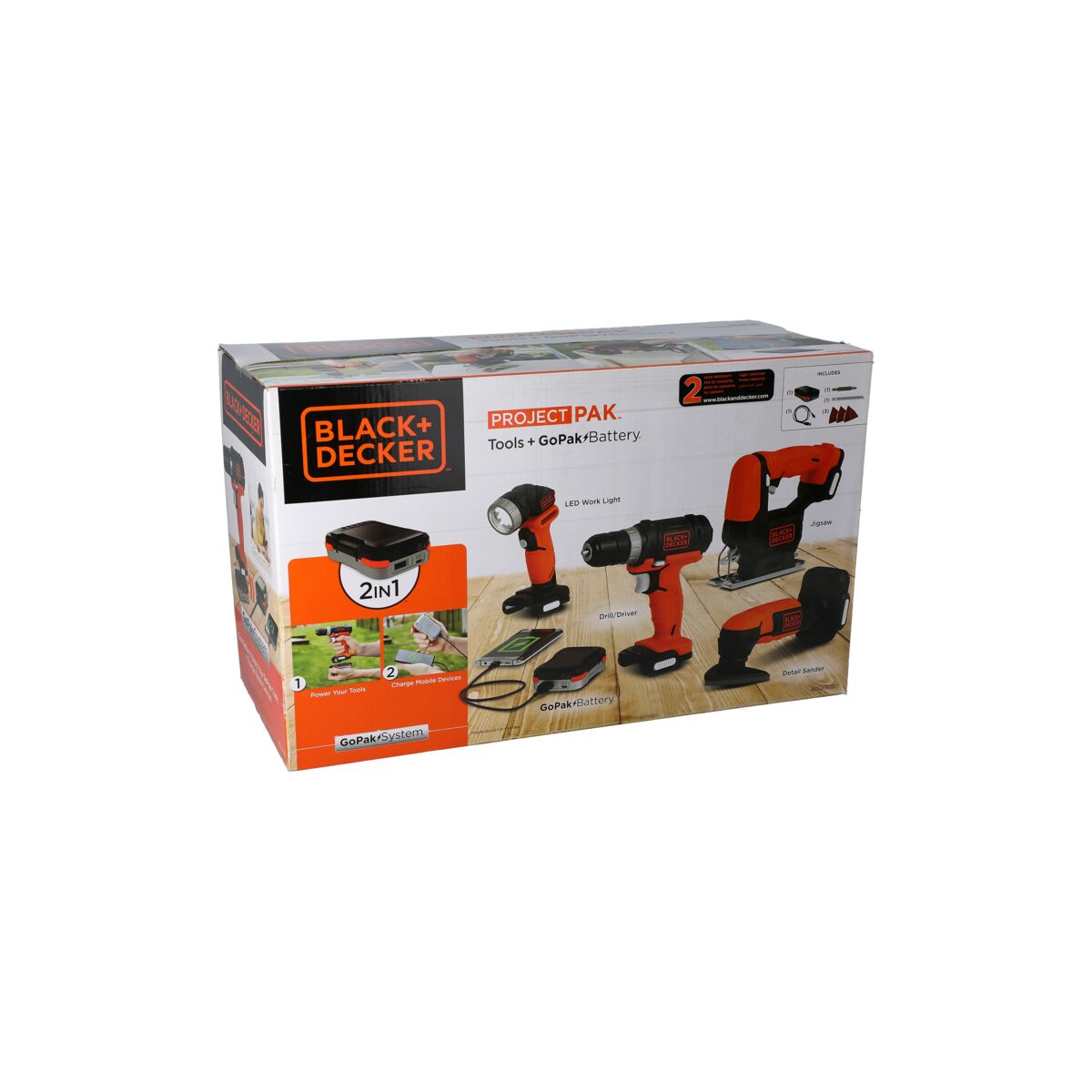 Black \u0026 Decker GoPak 4-Tool Combo Kit 