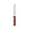 Honeybee Stainless Steel Triple-Riveted Handle Carving Knife Brown and Silver 7inch