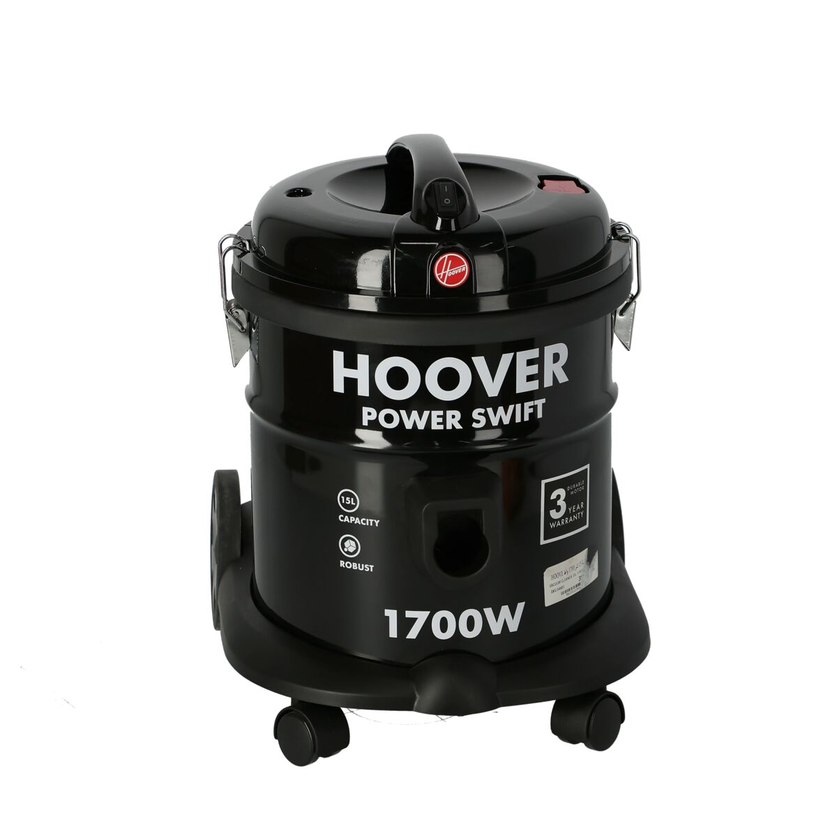 Hoover 1700W Power Swift Drum Vacuum 