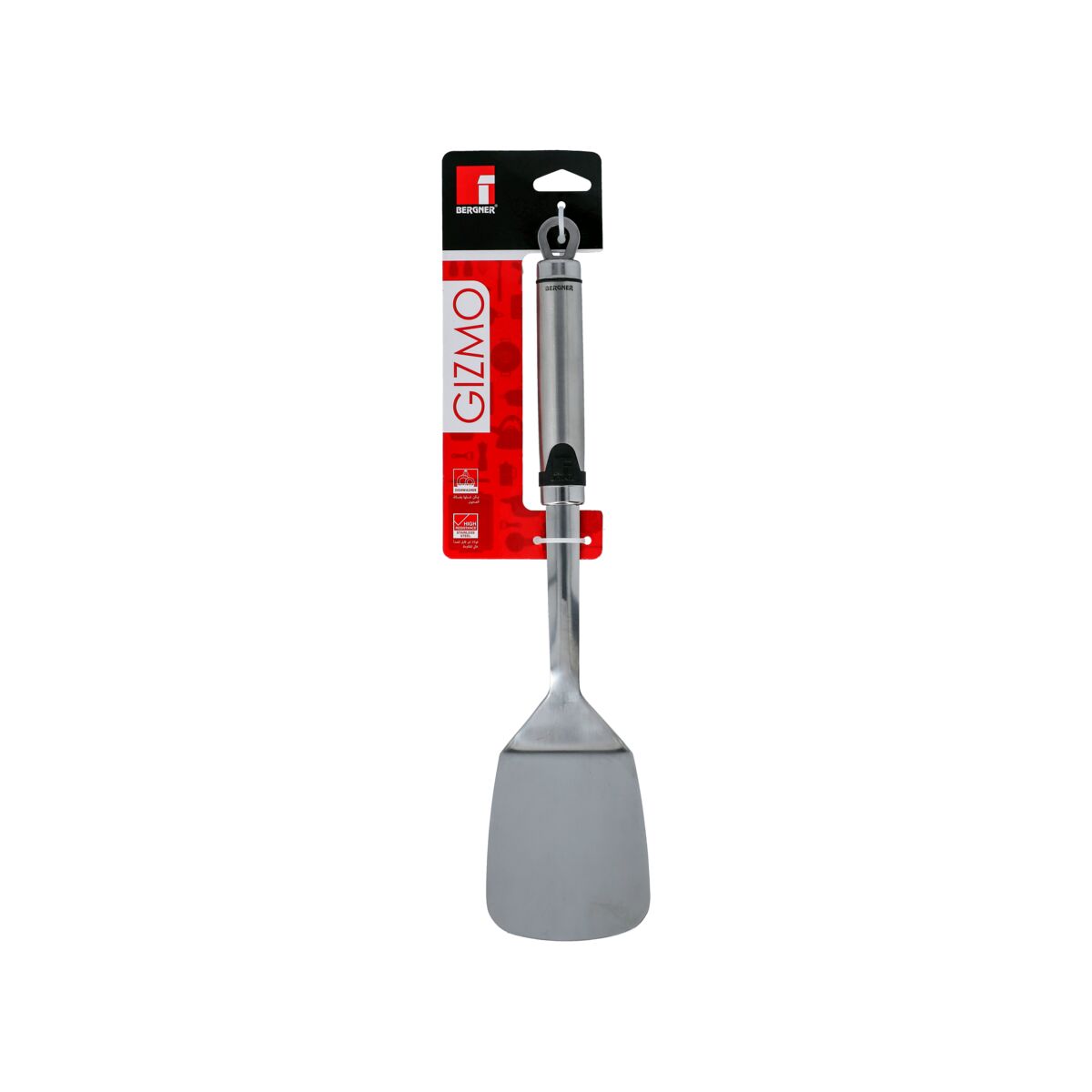 Bergner Gizmo | Levatorsoli per Mele | Acciaio Inox ad Alta Resistenza | Levatorsoli di Frutta con Anello per Appenderlo | Manico Ergonomico | Dimensioni: 21 cm