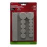 Ace 27-Piece Heavy Duty Self Adhesive Felt Pad Assortment Beige