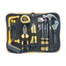 Crownman 17-Piece Home Tools Set Yellow and Grey