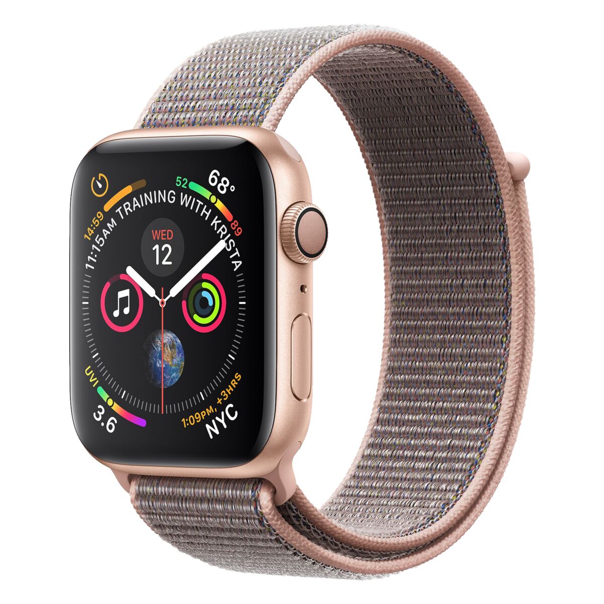 APPLE WATCH S4 GPS 44MM GLD W/PNK LOOP | Smart Watches | Digital |  Technology | Household | SACO Store