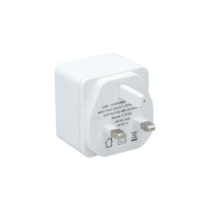 Alfanar 2 Port USB Charging Adaptor White