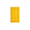 Cosmoplast 4 Compartment Cutlery Holder Yellow