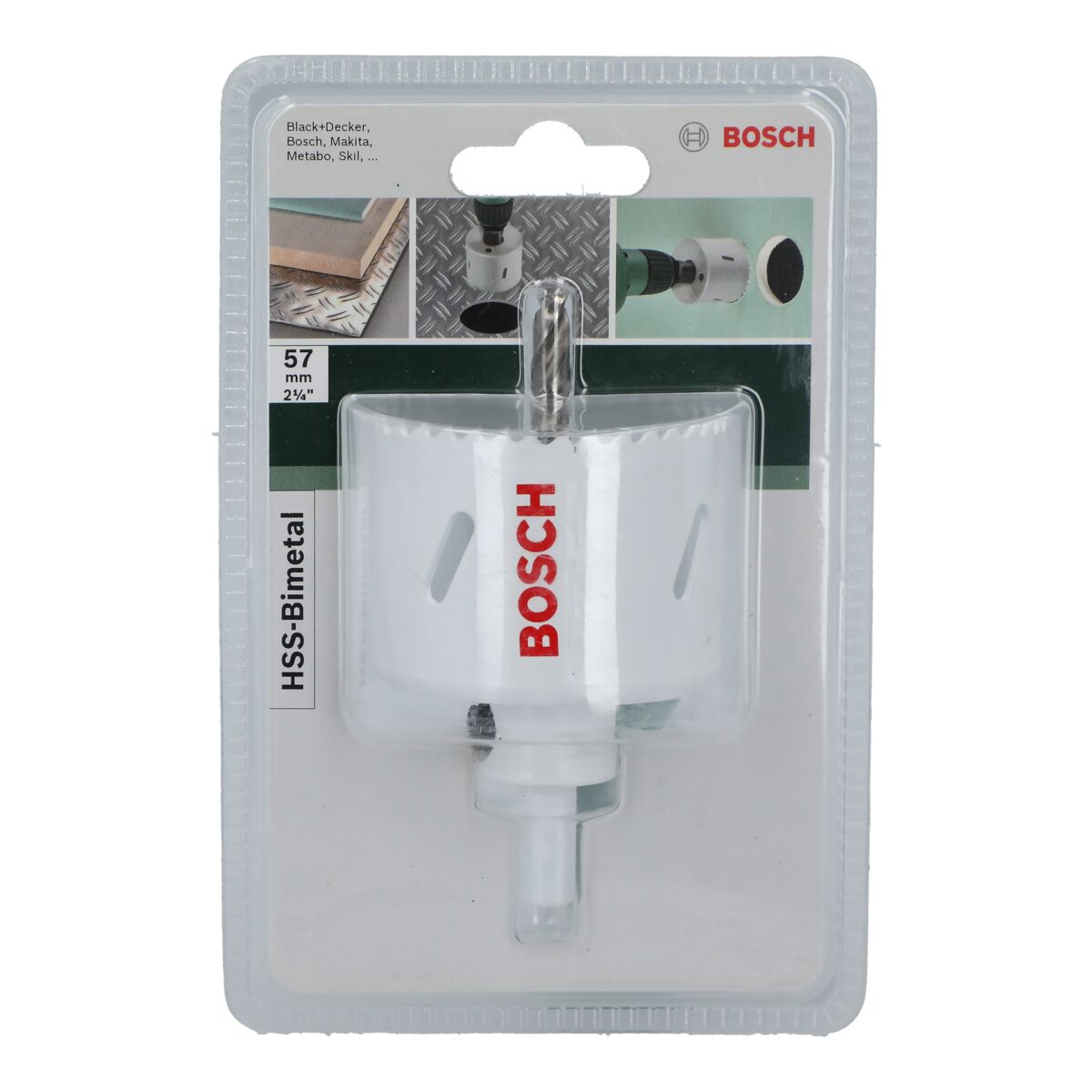 HOLESAW 57MM HSS BI METAL BOSCH | BOSCH 