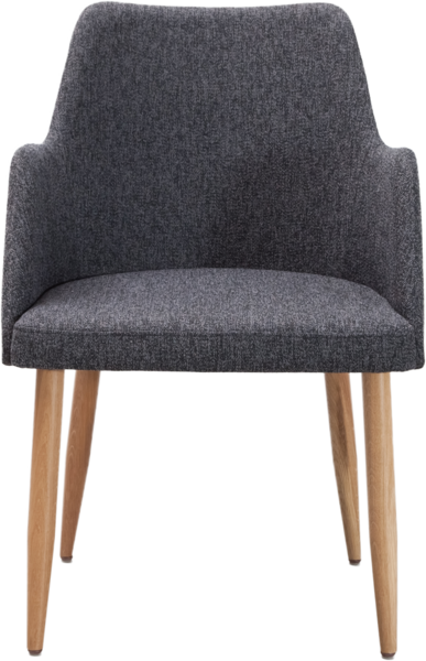 chair in gray fabric