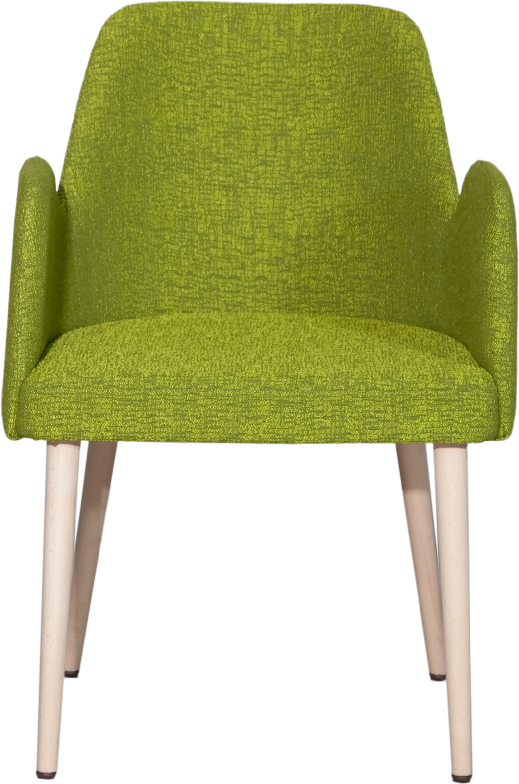 chair in green fabric