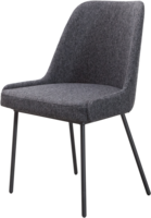 chair in gray fabric