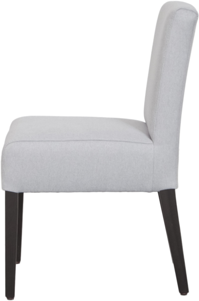 chair in white fabric