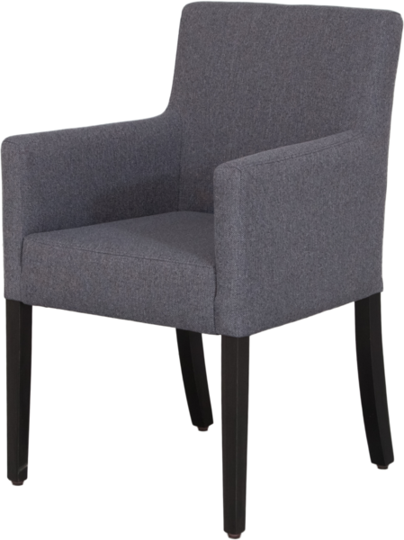 chair in grey fabric