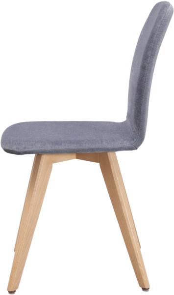 chair in gray fabric