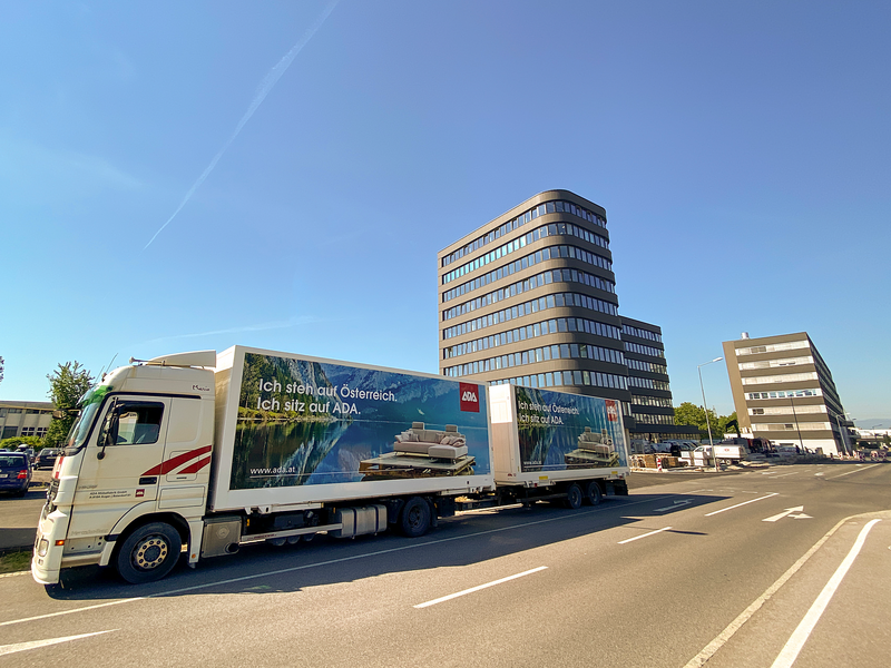 ADA Standort in Raaba (Graz) ADA Standort in Raaba (Graz) mit LKW