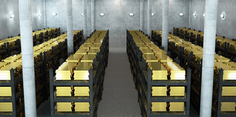 gold-bank-vault-with-gold-bars