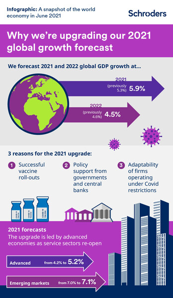 Infographic: A snapshot of the global economy in June 2021