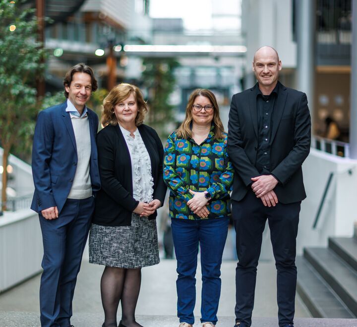 Jan Christian Fosseidbråten, Karen Spens, Siri Johnsen and Yngve Kveine