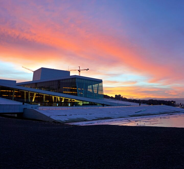 The Oslo Opera house