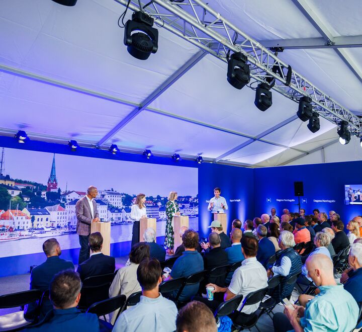 Arendalsuka 2024 - under en debatt