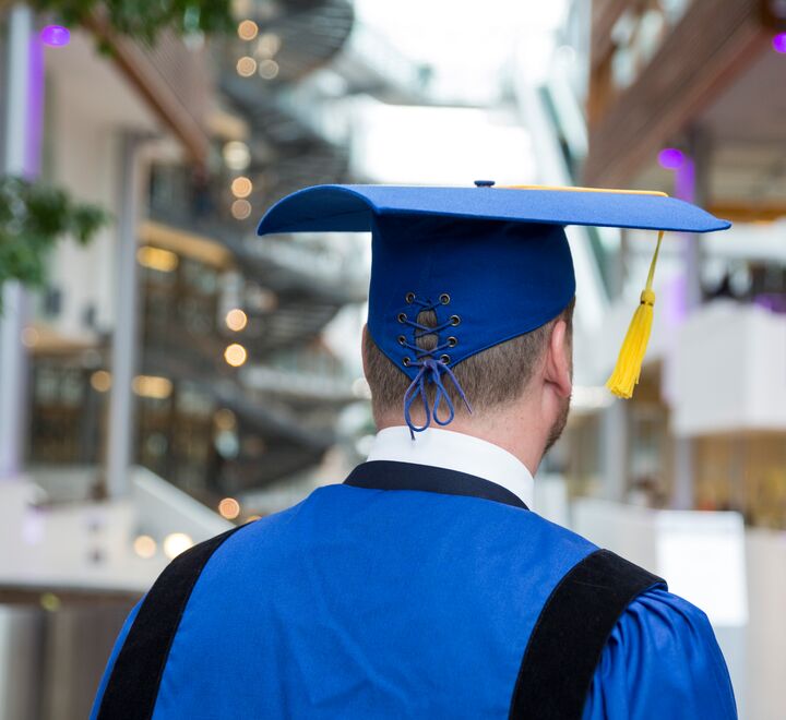 Student at graduation