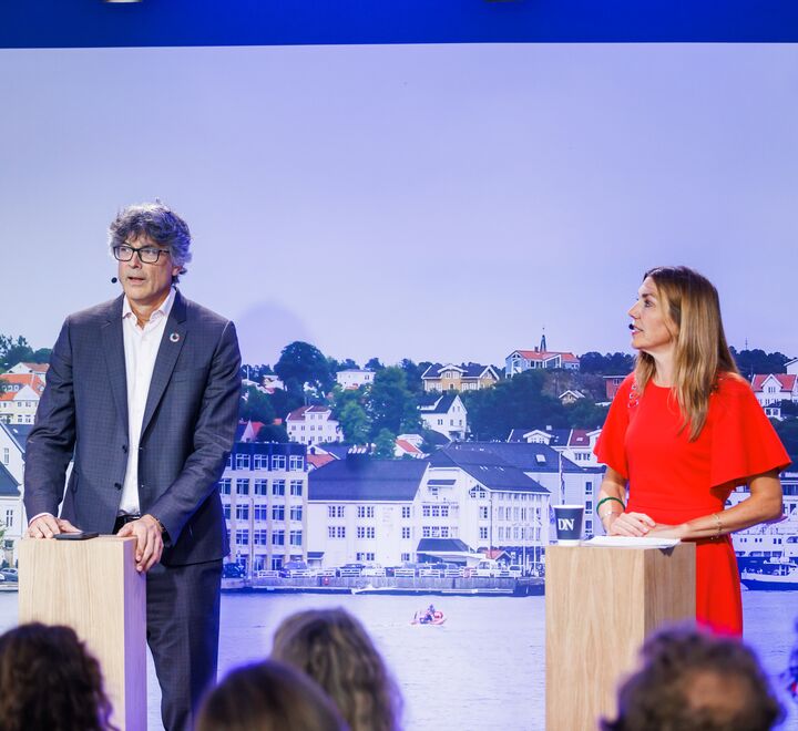 To deltakere under Arendalsuka 2024