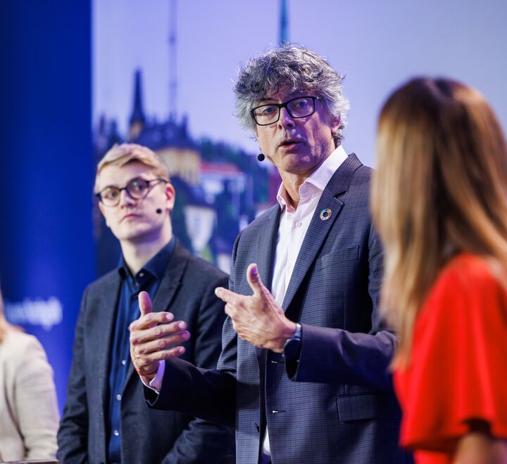 Bilde fra Arendalsuka 2024 under en debatt