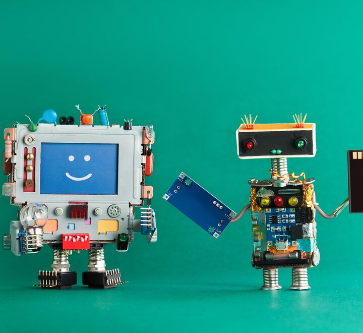 Illustrasjonsbilde av intelligente maskiner