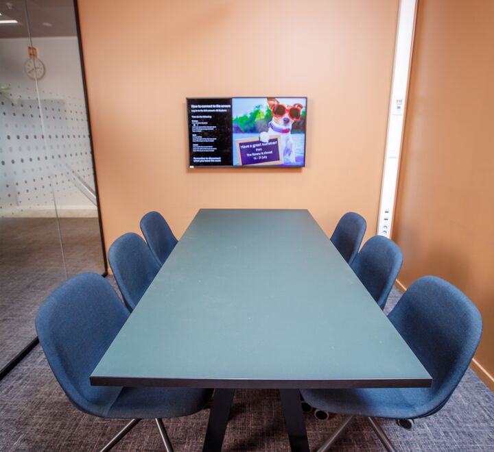 Group room in the library