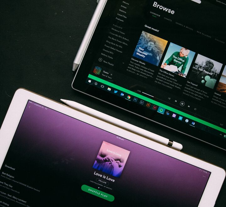 Spotify-app på Ipad