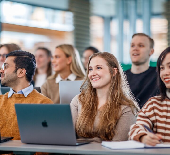Students during a lecture