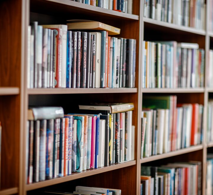 Library bookshelf