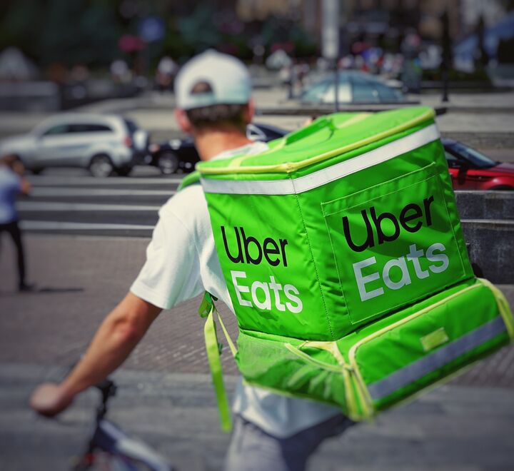 Uber Eats syklist 
