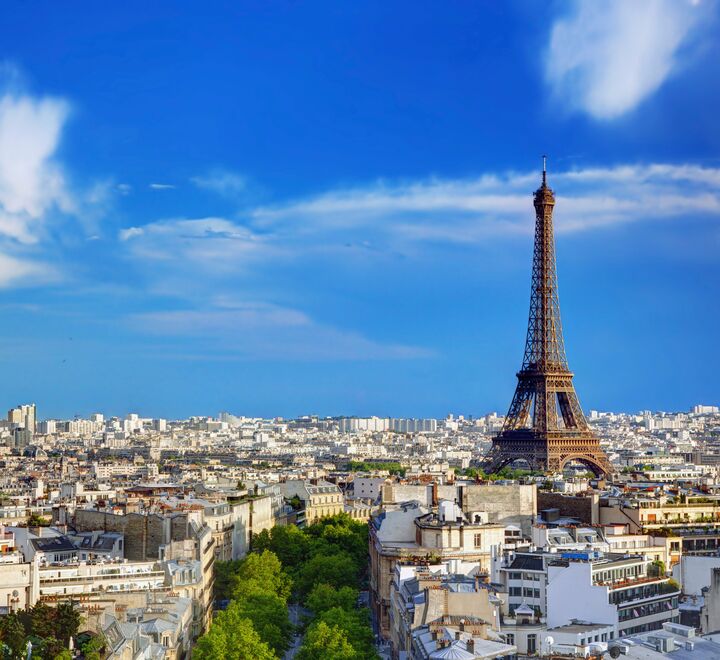 The Eiffel Tower in Paris