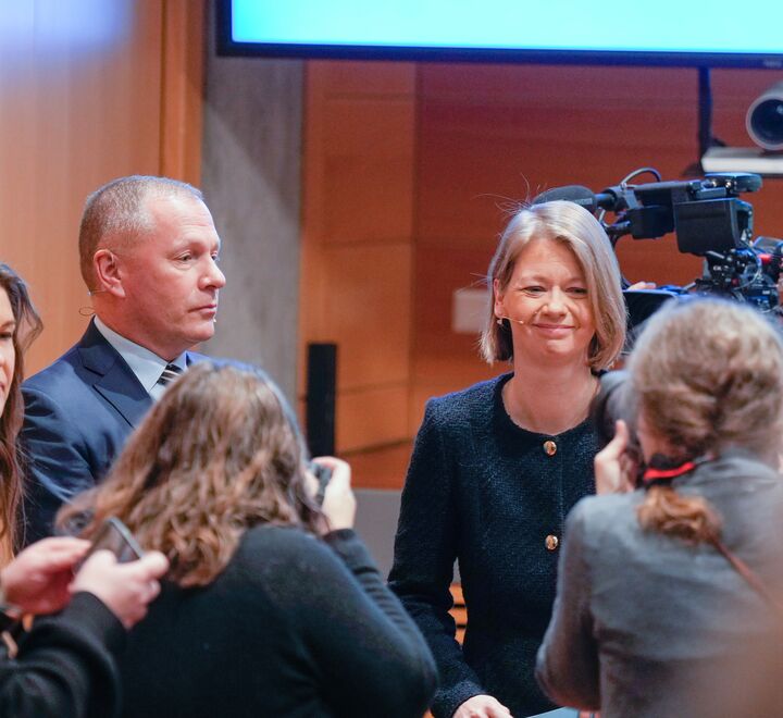 Nicolai Tangen og Ida Wolden