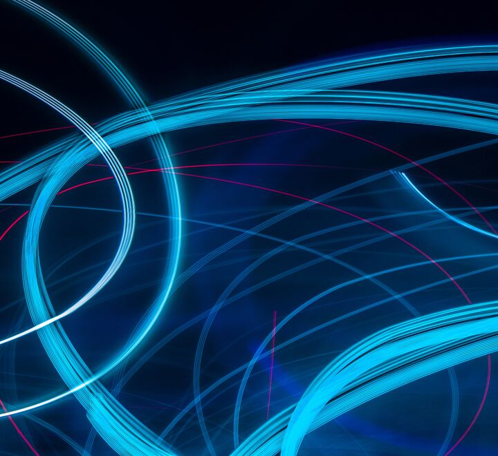 Digital background with blue stripes.