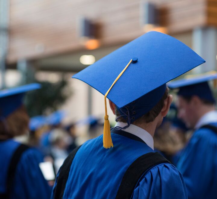 Student at graduation