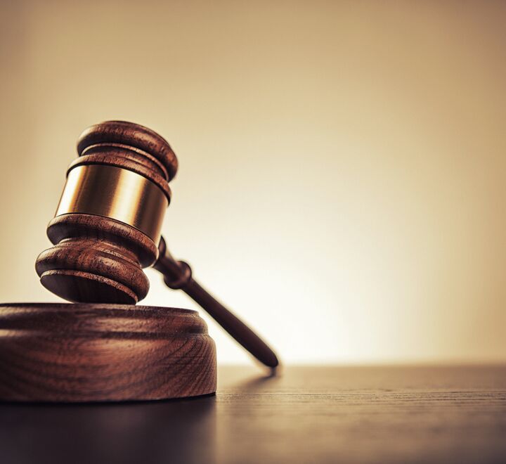 A judges hammer