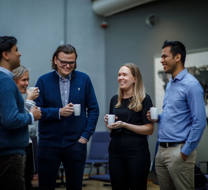 Group of people talking